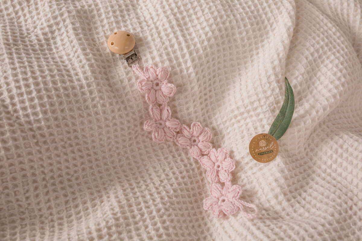 Schnullerkette rosa