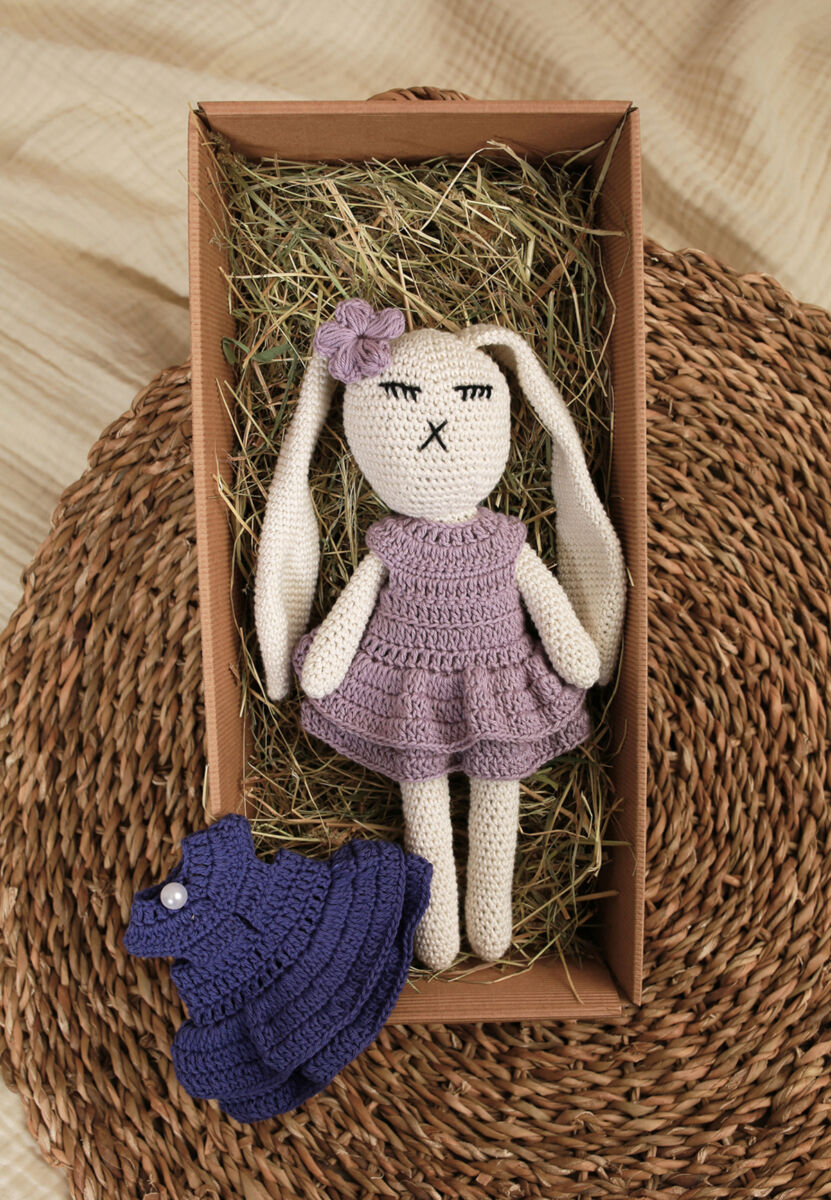 Schlappohr Hase, personalisiert, Amigurumi Mädchen