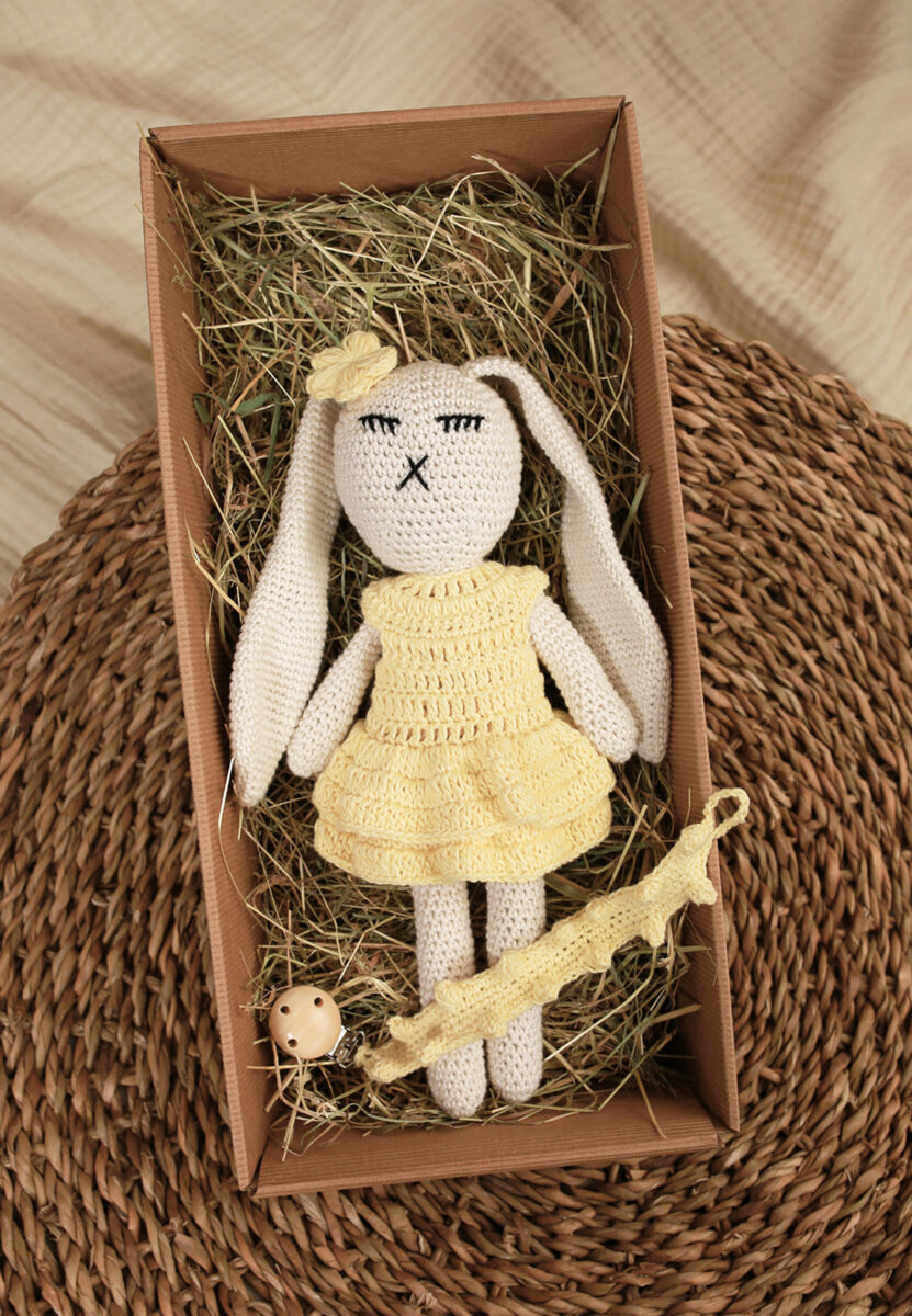 Schlappohr Hase, personalisiert, Amigurumi Mädchen