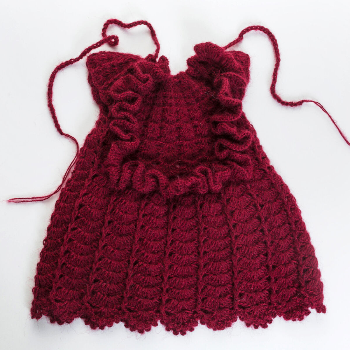 Neugeborenen Kleid hinten