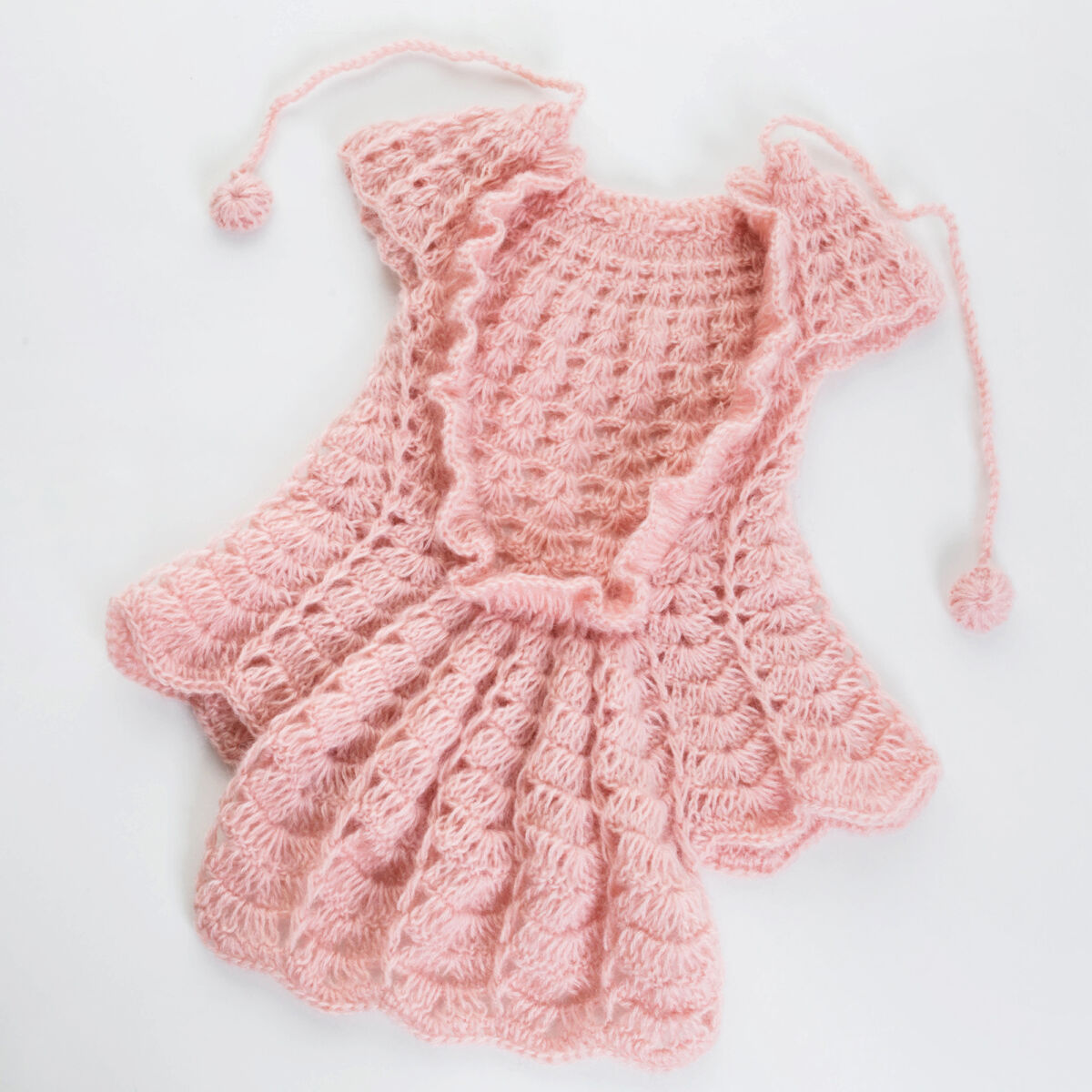 Neugeborenen Kleid hinten