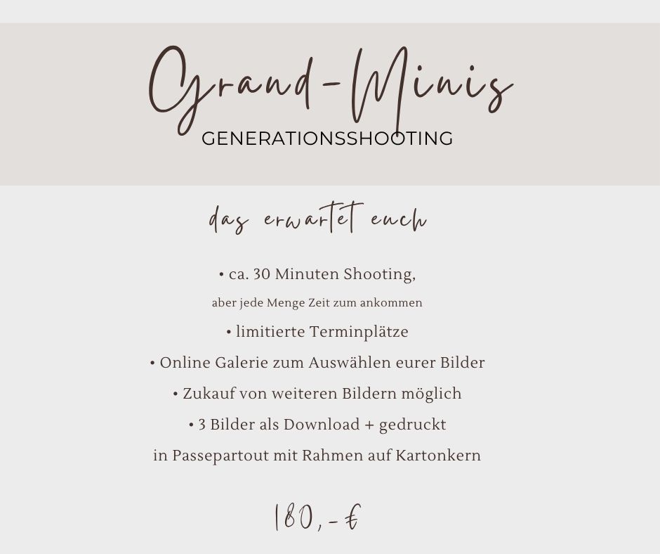 Grand-Mini / Generationsshooting