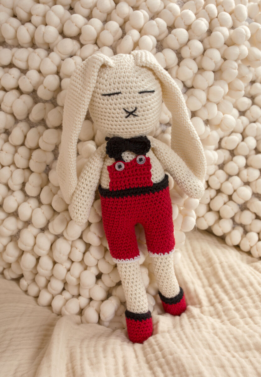 Häkel Hase personalisiert Weihnachten