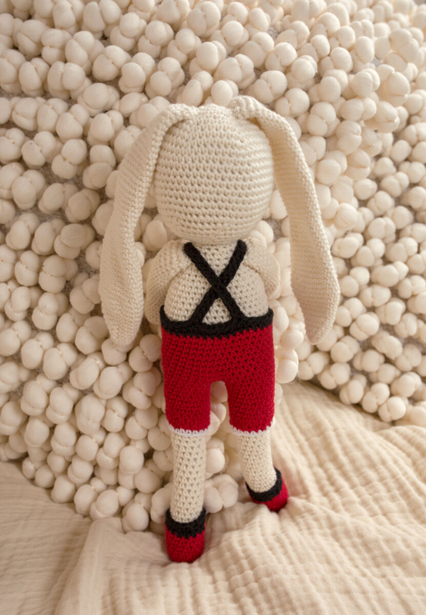 Häkel Hase personalisiert Weihnachten