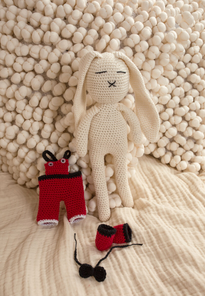 Häkel Hase personalisiert Weihnachten