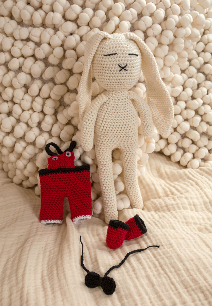 Häkel Hase personalisiert Weihnachten