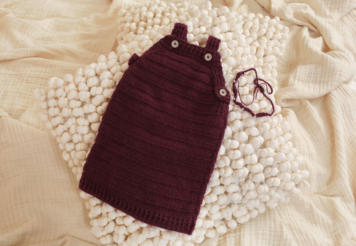 Träger Kleid + Stirnband